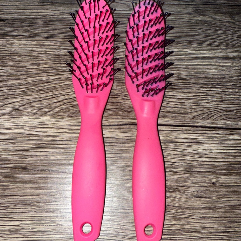 Pink Hairbrush Set